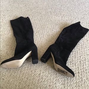 SAM EDELMAN SUEDE PULL ON BOOT SZ 7.5 SHELF PULL NWOB CAPRICE STYLE